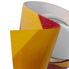 เทปกันลื่น PVC Frosted ขนาด 50 มม. X 5 ม. สำหรับความปลอดภัยของบันไดสีแดงเหลือง