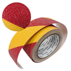 เทปกันลื่น PVC Frosted ขนาด 50 มม. X 5 ม. สำหรับความปลอดภัยของบันไดสีแดงเหลือง